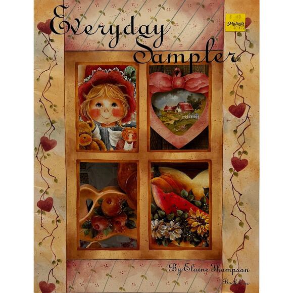 VTG Everyday Sampler By Elaine Thompson Paint Book 1 35 Pages - Picture 1 of 3